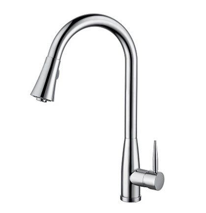 Brushed Nickel Pull-Down Kitchen Faucet (F-8198-N)