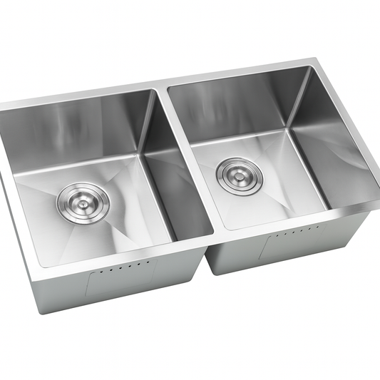 Double Bowl Kitchen Sink (50/50) (R3018-50-50-18G)