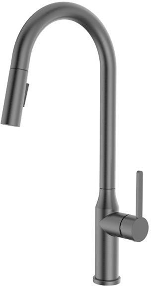 Gunmetal Pull-Down Kitchen Faucet (F-701-07-GM)