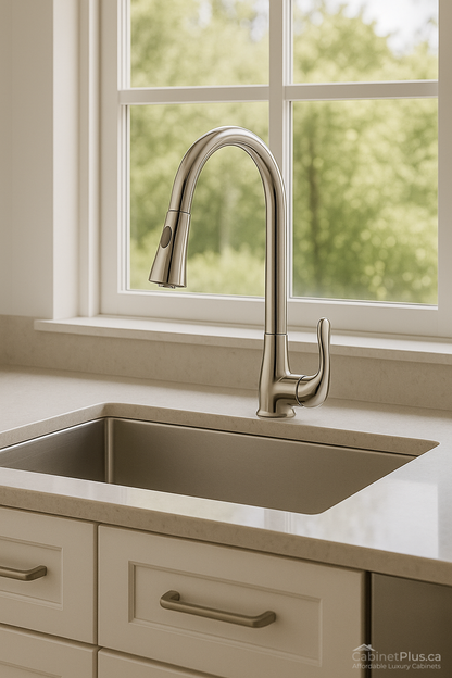 Brushed Nickel Pull-Down Kitchen Faucet (F-8168-N)